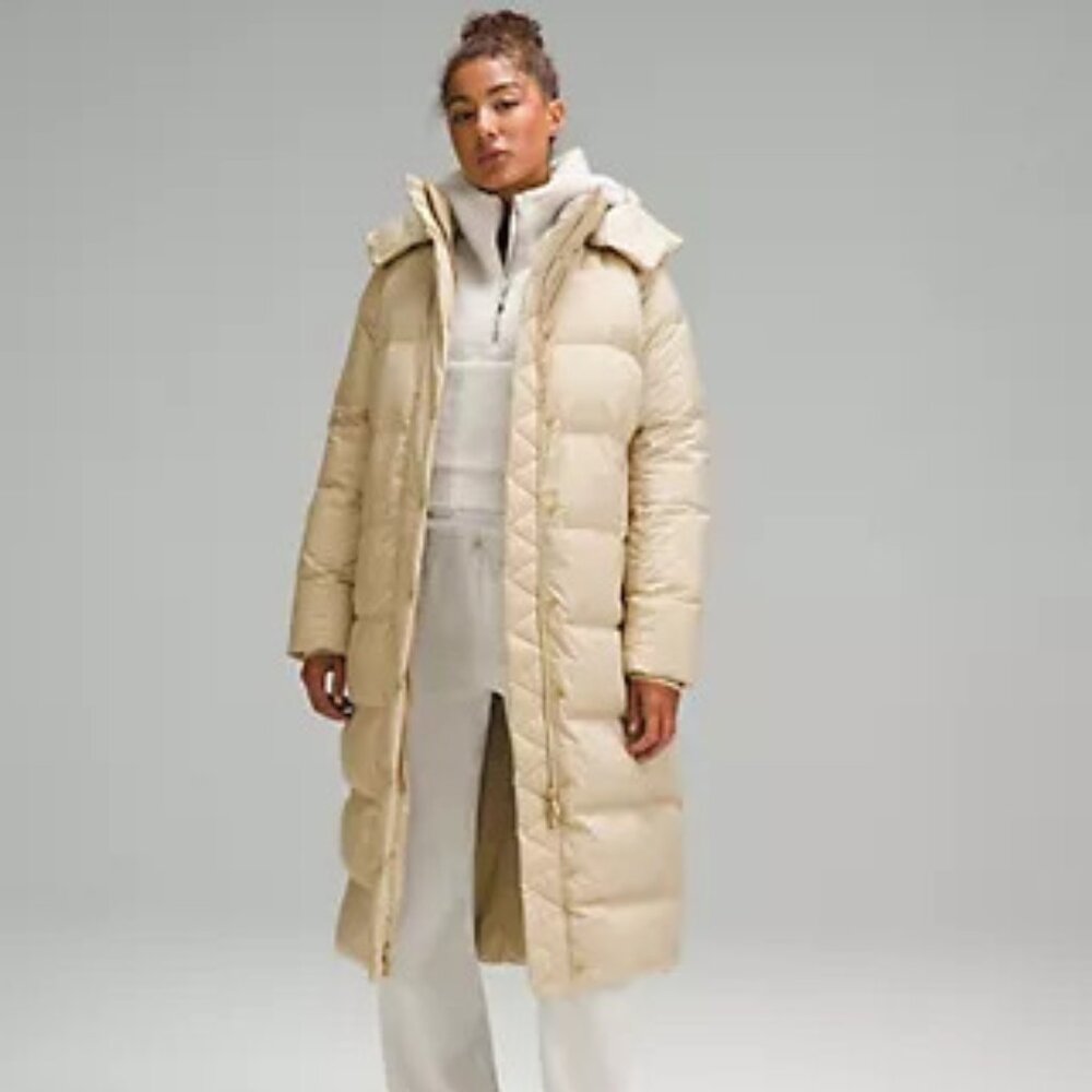 Lululemon Wunder Puff Long Jacket Size 4 $398 Retail